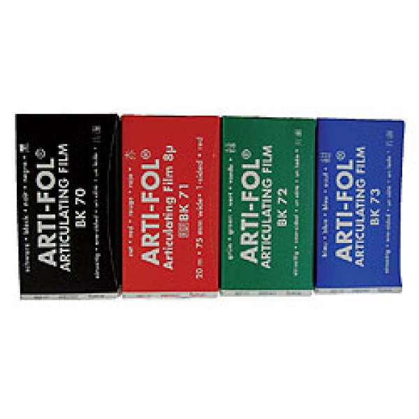 Bausch BK71 Arti-Fol ultradünn 8µ in 75 mm Breite (Rot)